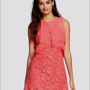 BCBGMAXAZRIA | Pink Amelie Lace Dress